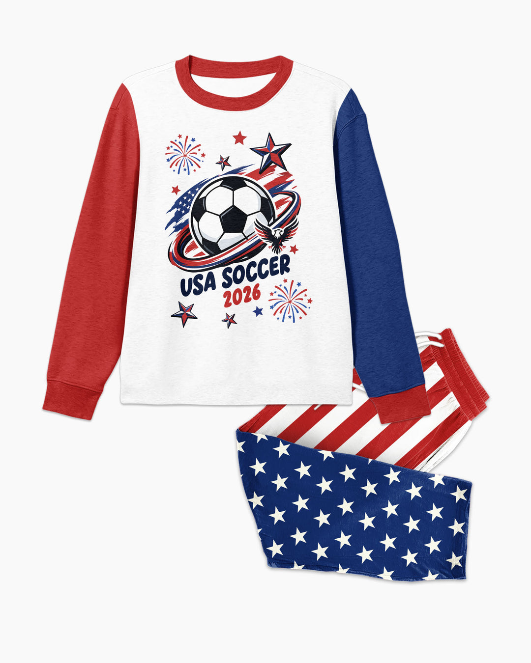 USA Soccer 2026 Family Matching Bamboo Men's Pajama Set