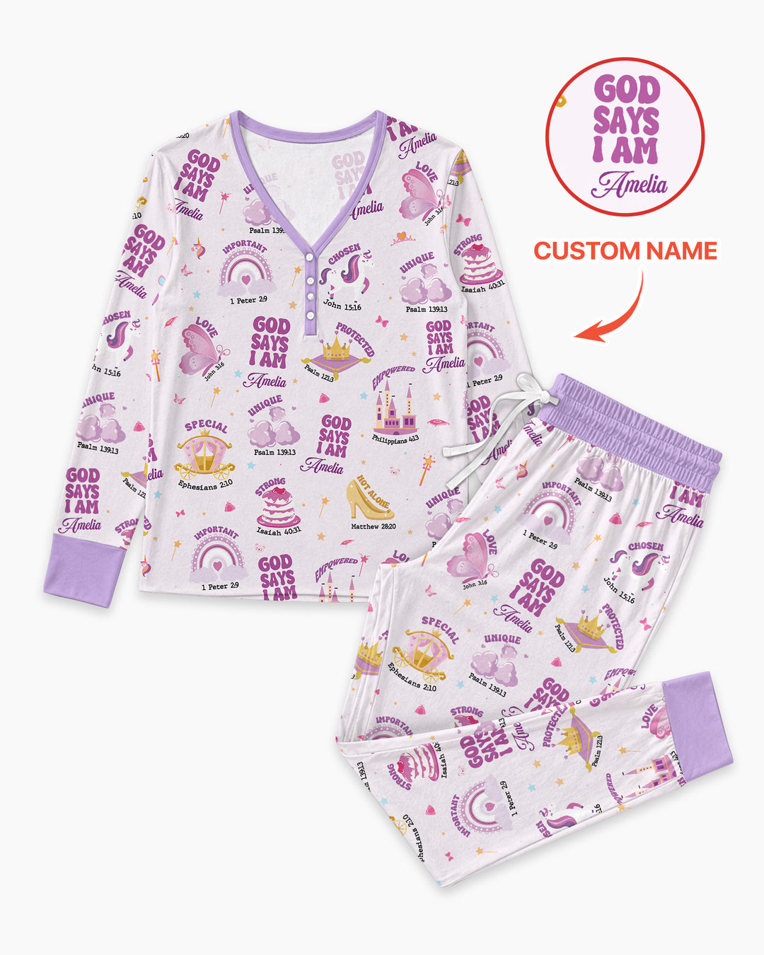 God Say I am Women's Pyjamas Set