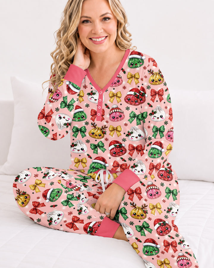 You're A Christmas Dumpling Bamboo Women Pajama Set