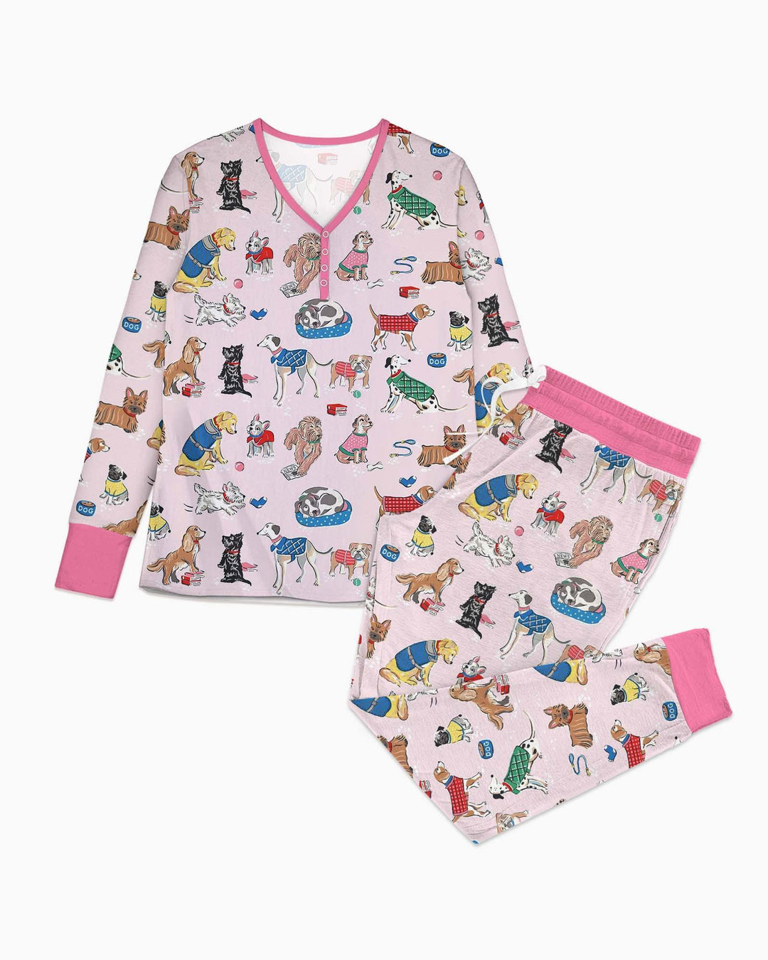 Best Bud Bark Family Matching Bamboo Women Pajama Set