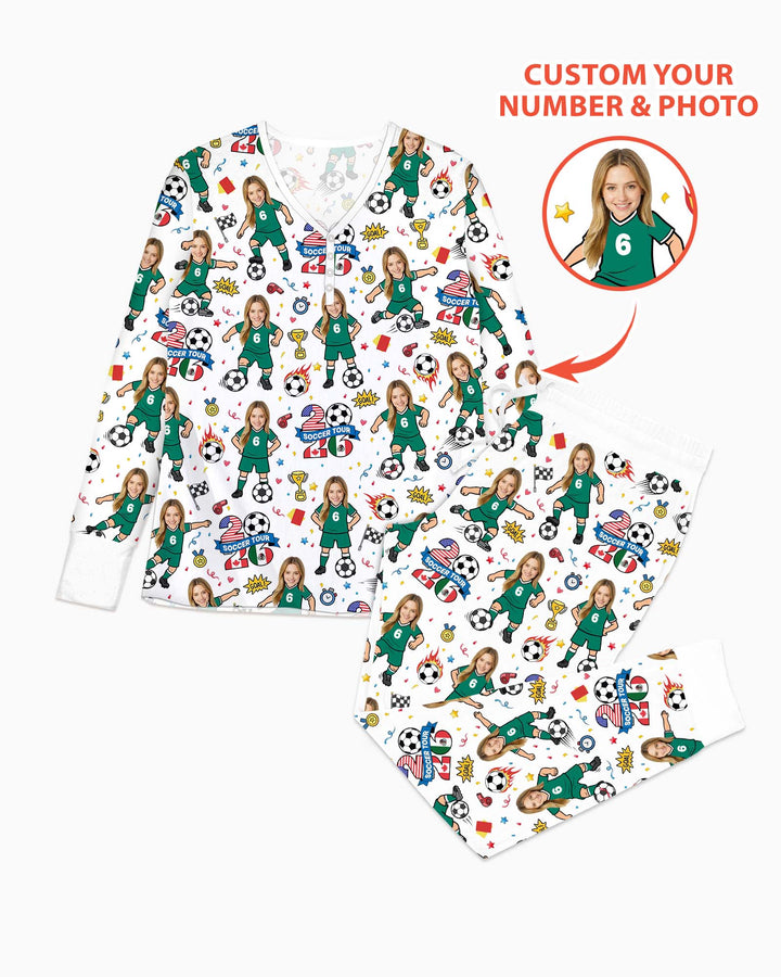 Soccer Tour 2026 Best Player Bamboo Women Pajama Set