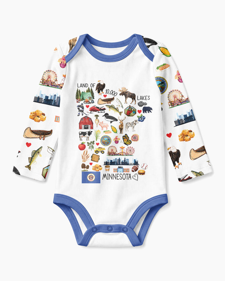 Minnesota Lover Family Matching Bamboo Bodysuit