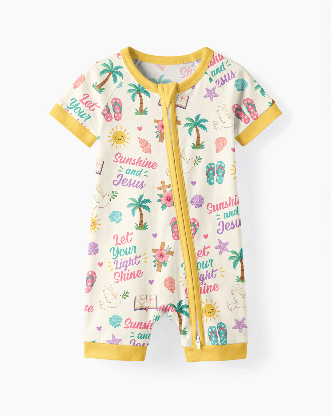 Sunshine and Jesus Summer VBS Bamboo Shorty Zippy