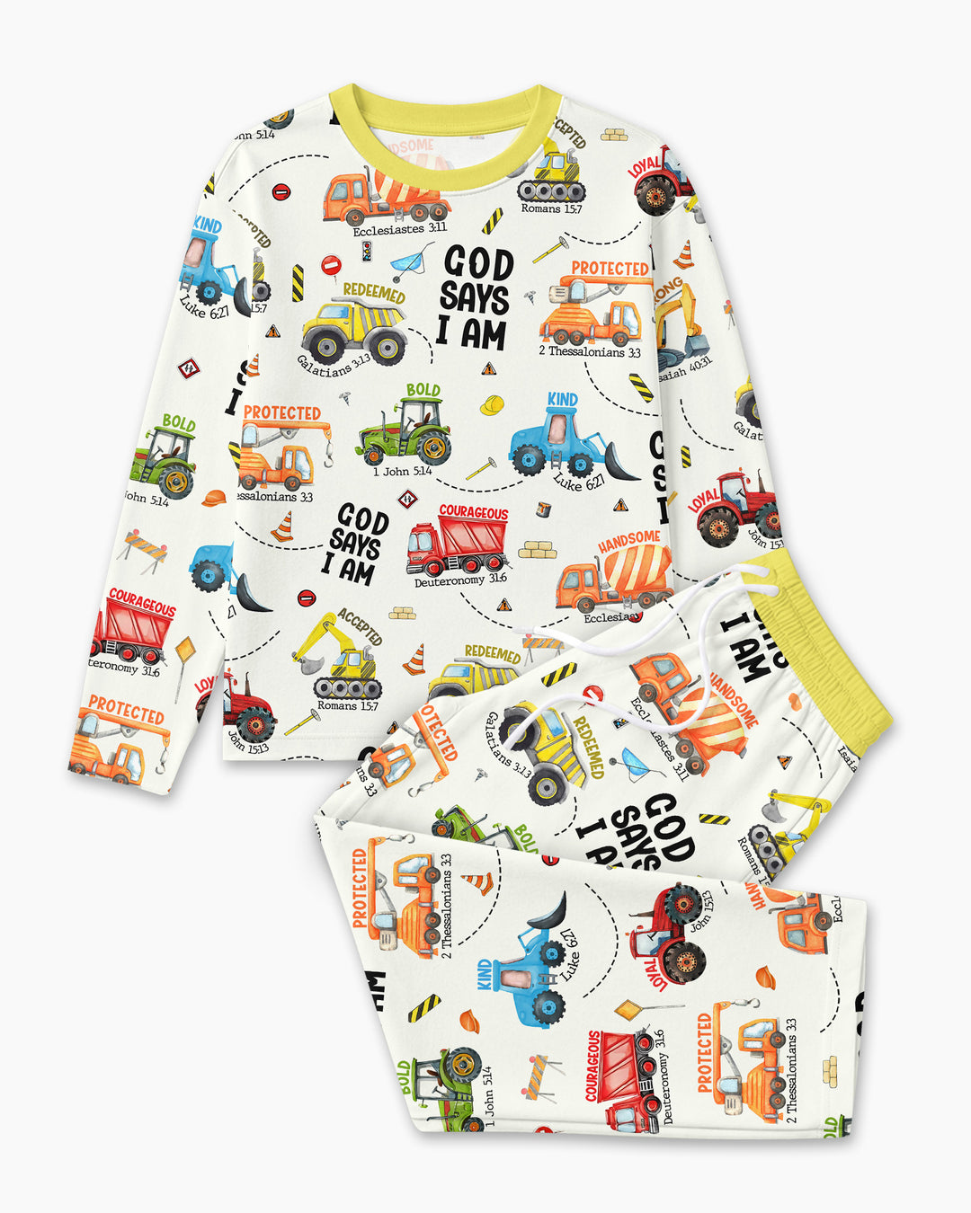 God Says I am Bamboo Men's Pyjamas Set