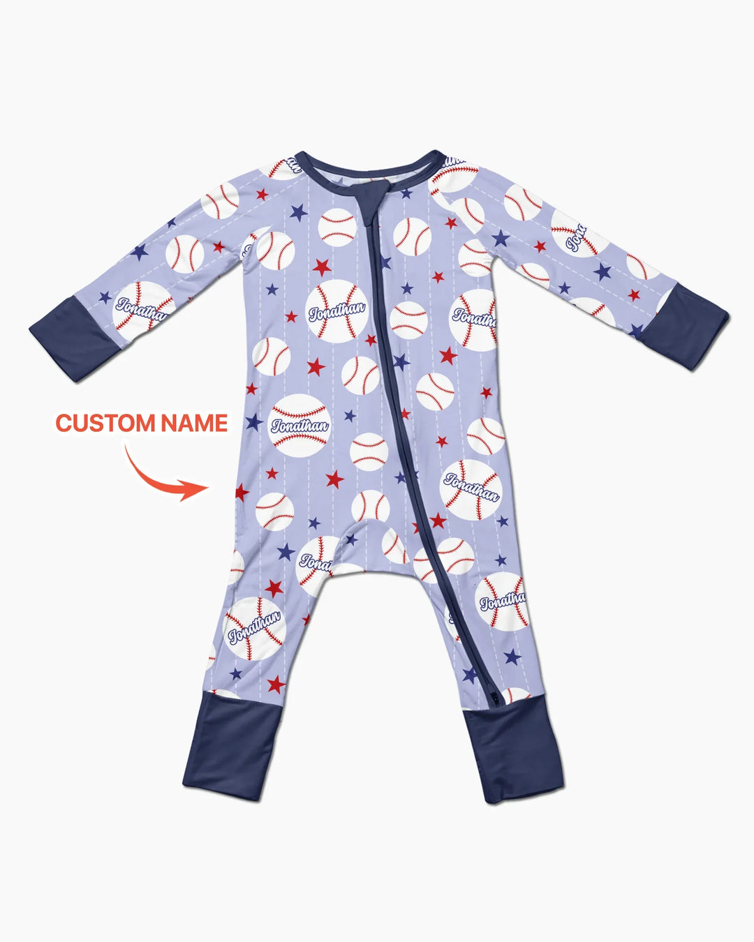 Custom Name Rookie of The Year Matching Bamboo Convertible Zippy