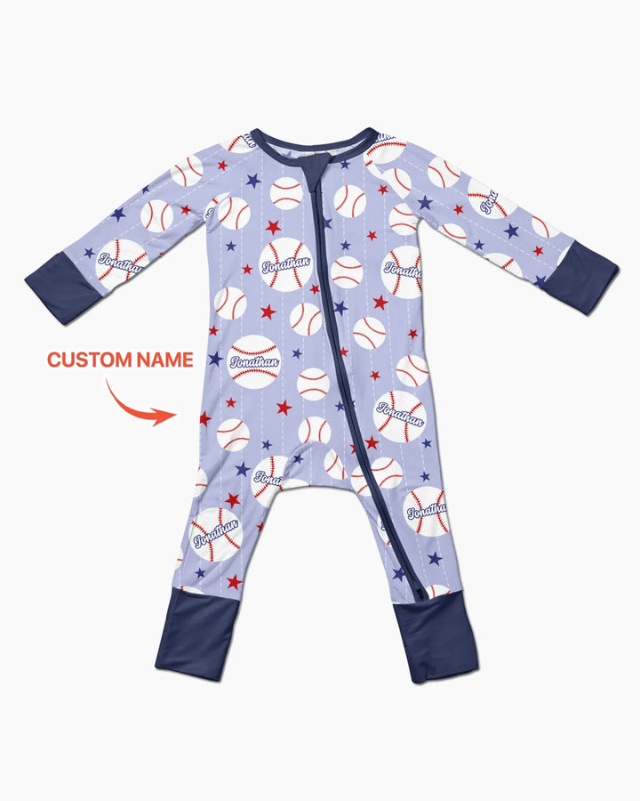 Custom Name Rookie of The Year Matching Bamboo Convertible Zippy