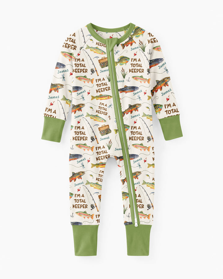 I Am A Total Keeper Custom Name Bamboo Convertible Zippy