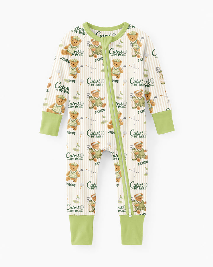 Cutest By Par Custom Name Bamboo Convertible Zippy