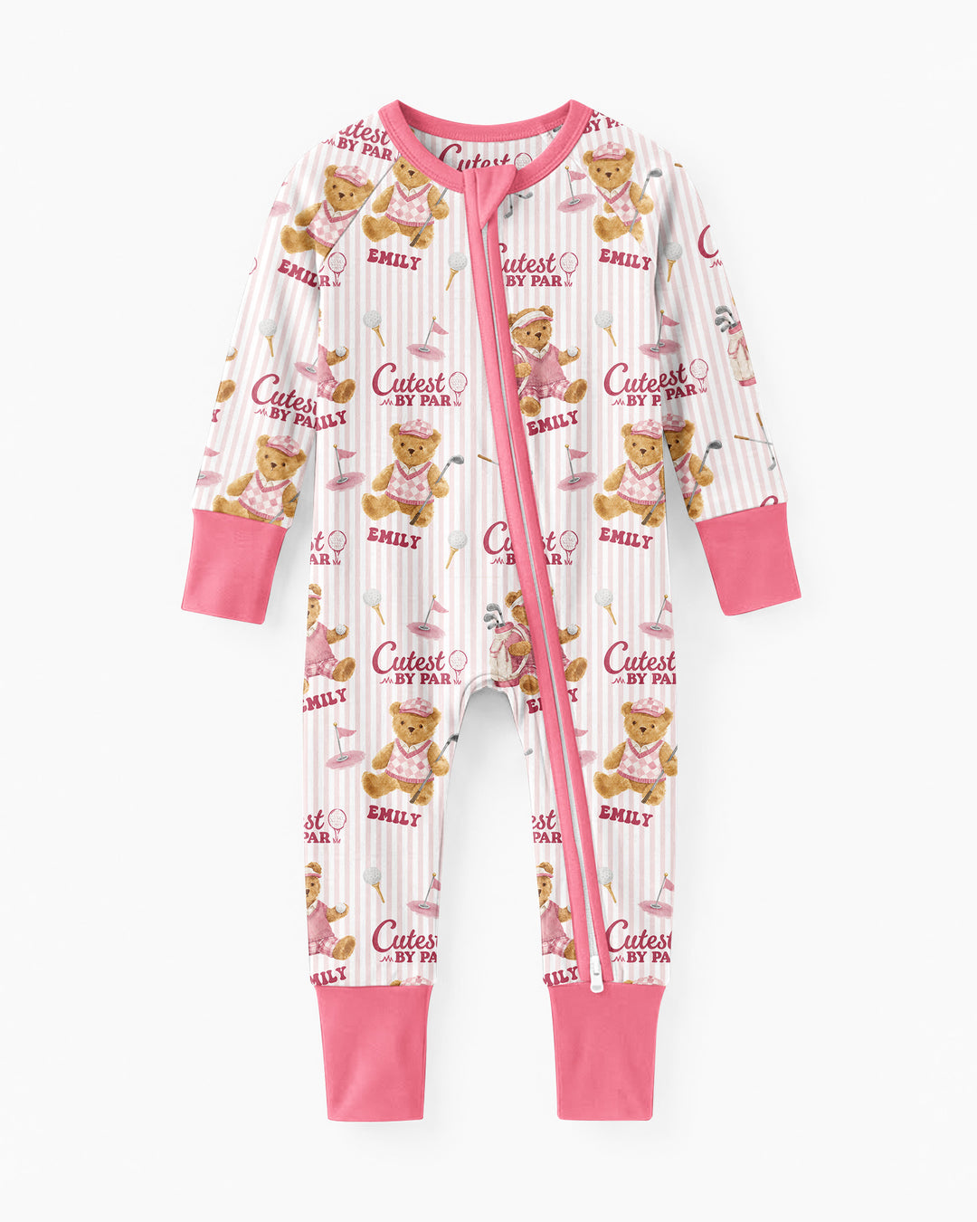 Cutest By Par Custom Name Bamboo Convertible Zippy