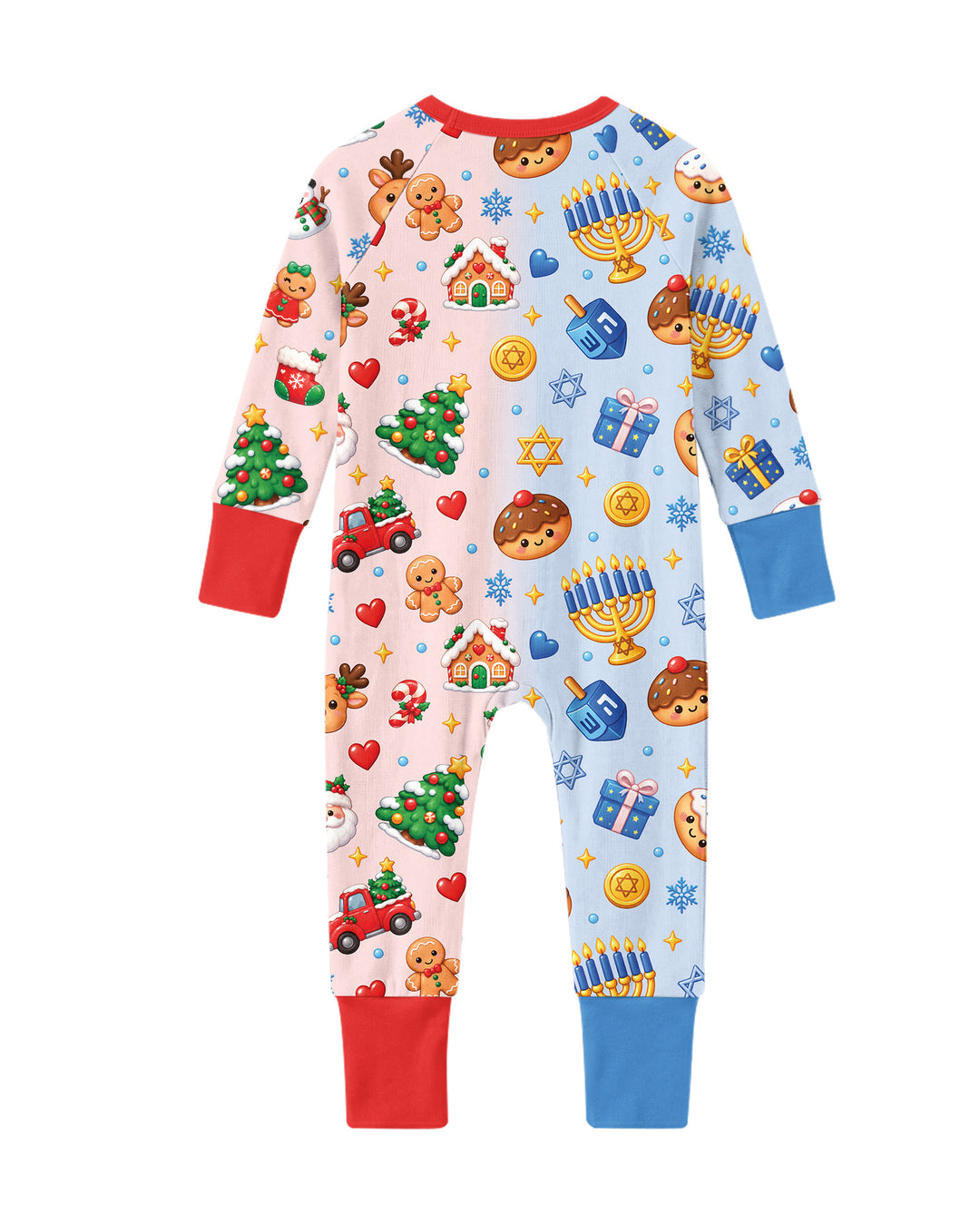 Merry Chrismukkah Bamboo Convertible Zippy
