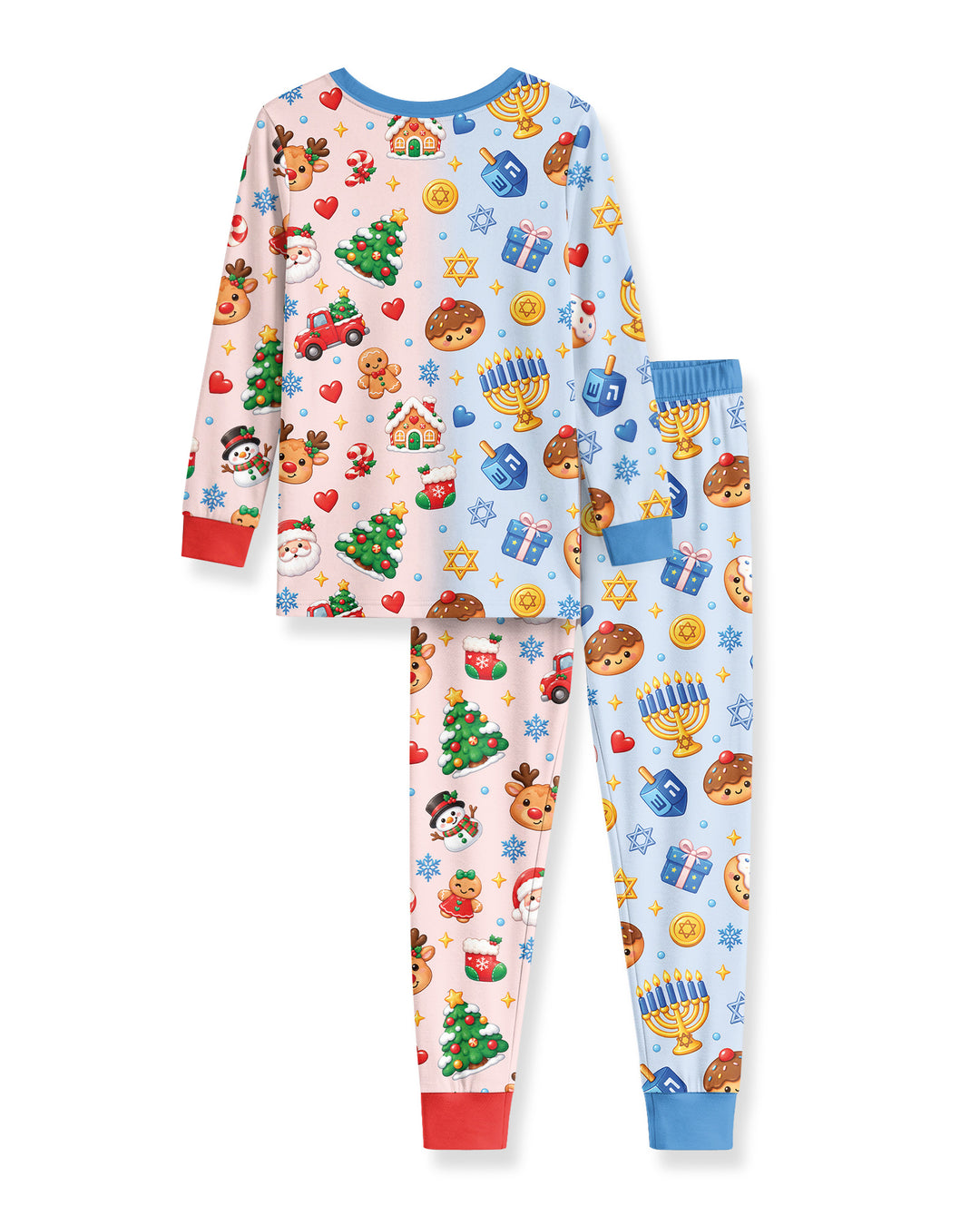 Merry Chrismukkah Bamboo Two Piece Long Sleeve Pajama Set