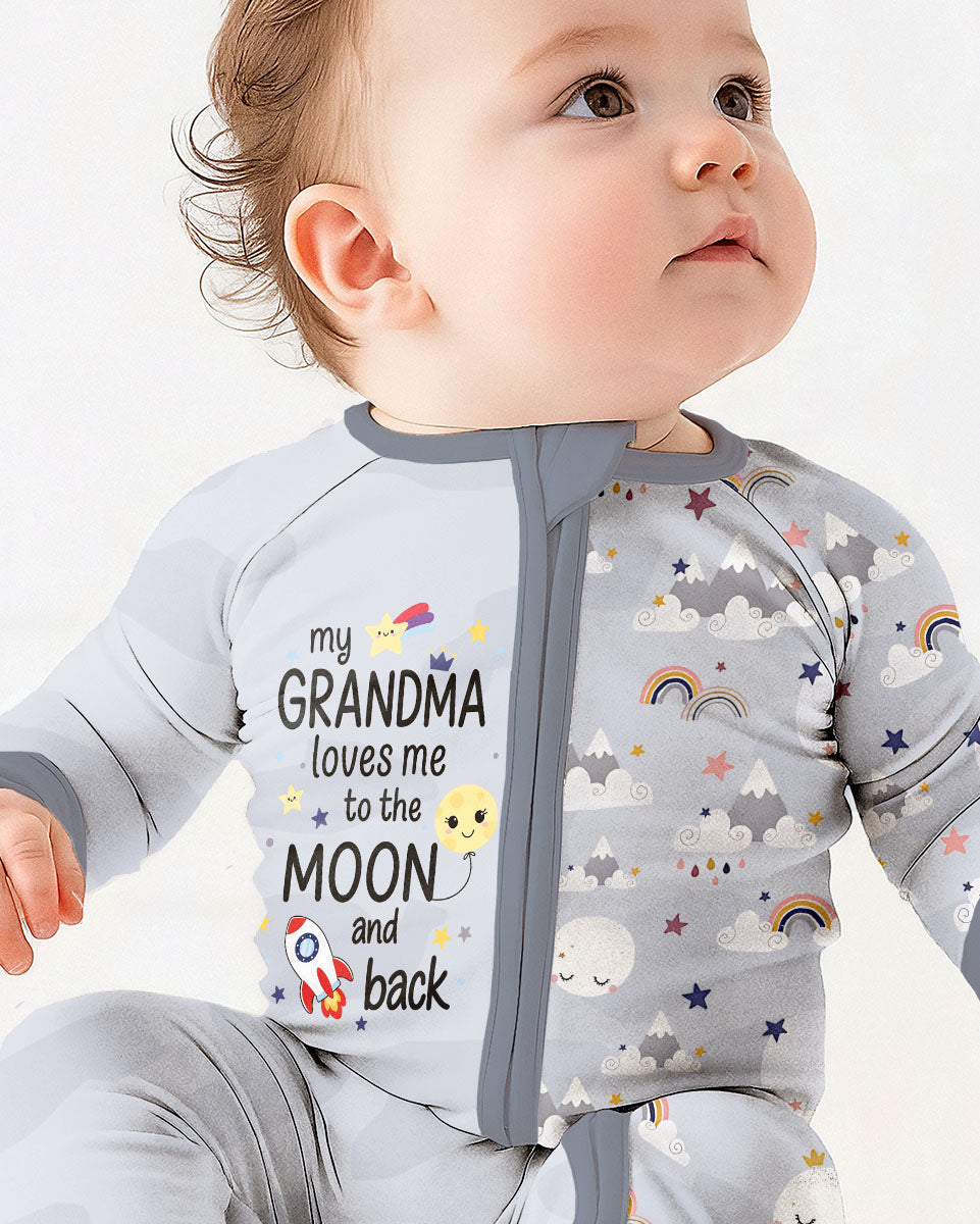 My Grandma Loves Me To The Moon And Back Bamboo Convertible Zippy