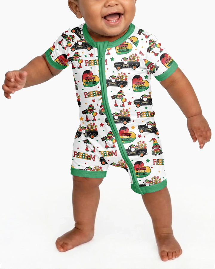 Gnome Happy Juneteenth Bamboo Shorty Zippy