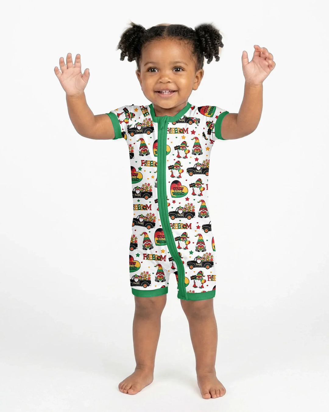 Gnome Happy Juneteenth Bamboo Shorty Zippy