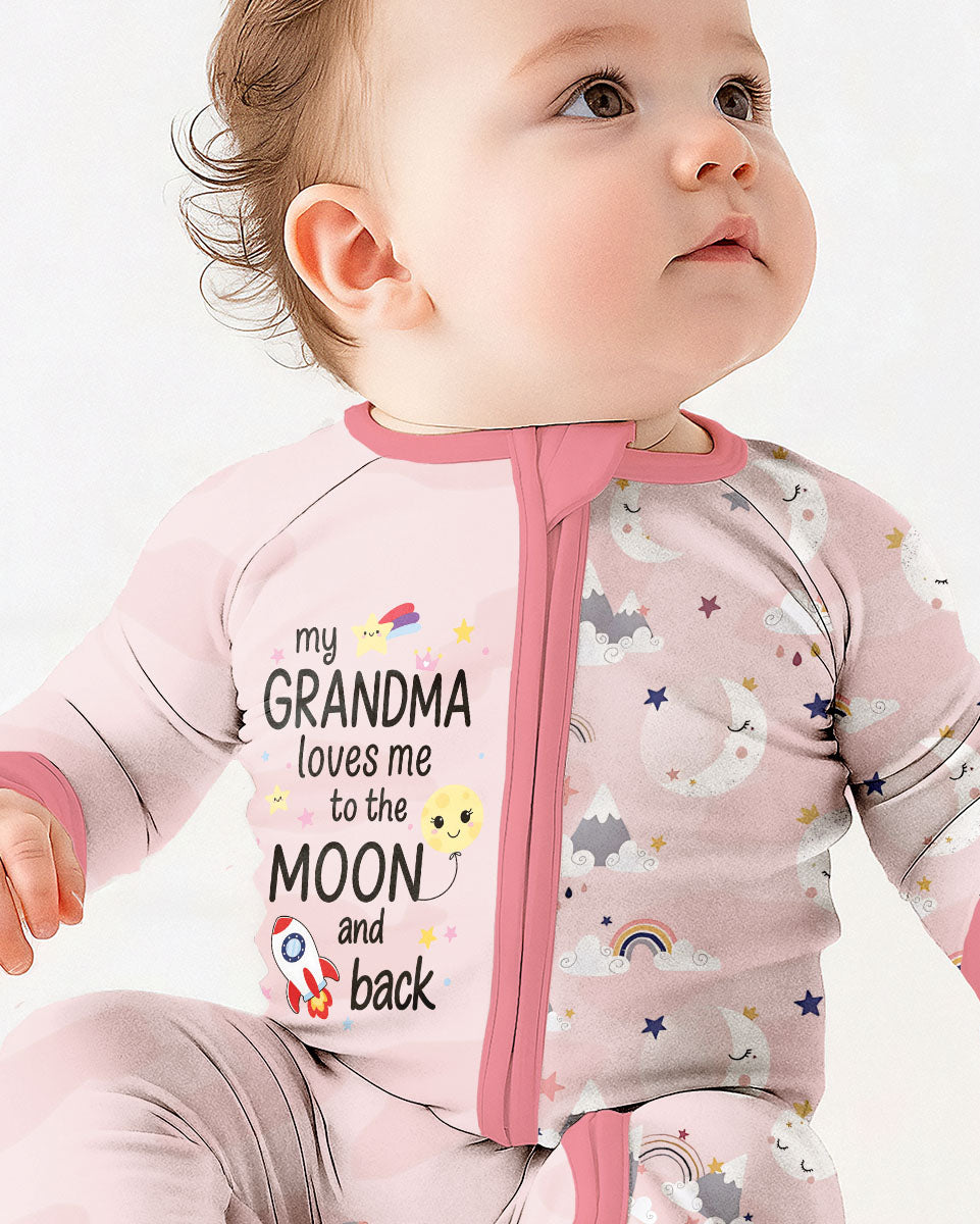 My Grandma Loves Me To The Moon And Back Bamboo Convertible Zippy