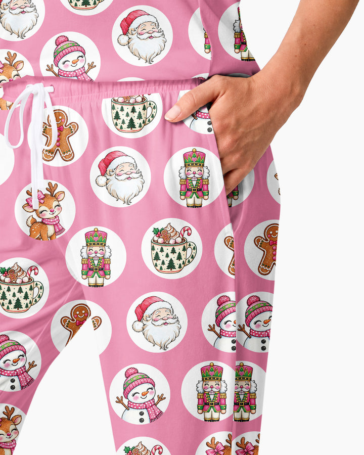 Distressed Holiday Bamboo Women Pajama Set