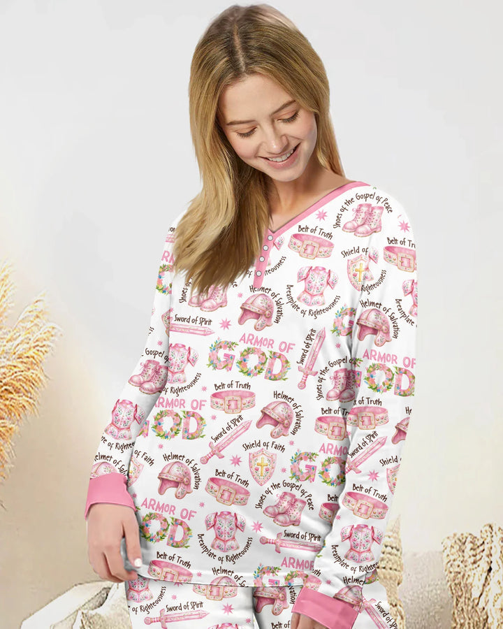 Put On The Full Armor Of God Bamboo Women Pajama Set