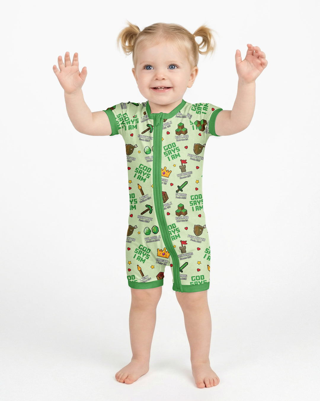 Christian Gamer Bamboo Shorty Zippy