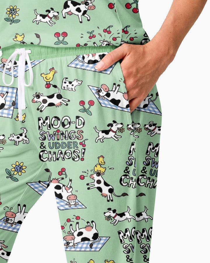 The Udderly Secret Journal Bamboo Women Pajama Set