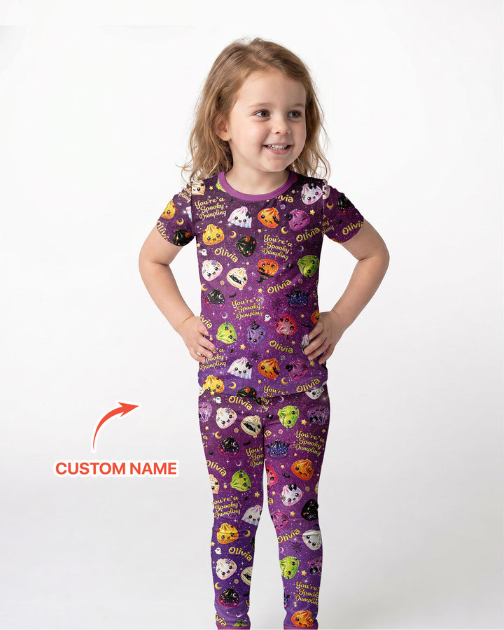 CUSTOM Template Bamboo Two Piece Short Sleeve Pyjamas Set