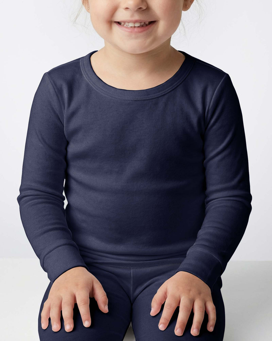 Navy Bamboo Two Piece Pajama Set