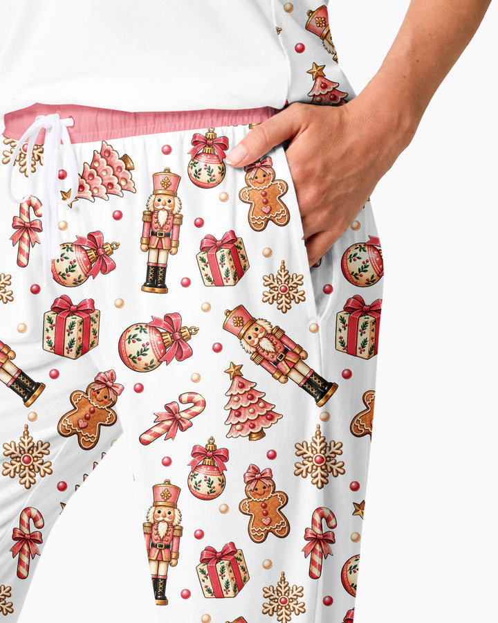 Custom Name Nutcracker The Bow Bamboo Women Pajama Set