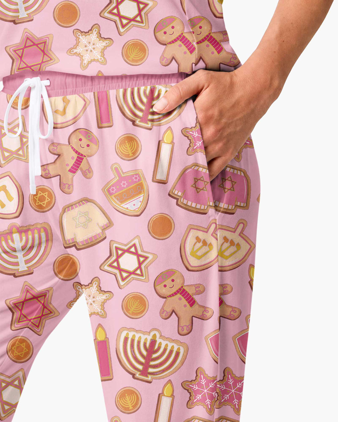 Hanukkah Cookies Bamboo Women Pajama Set