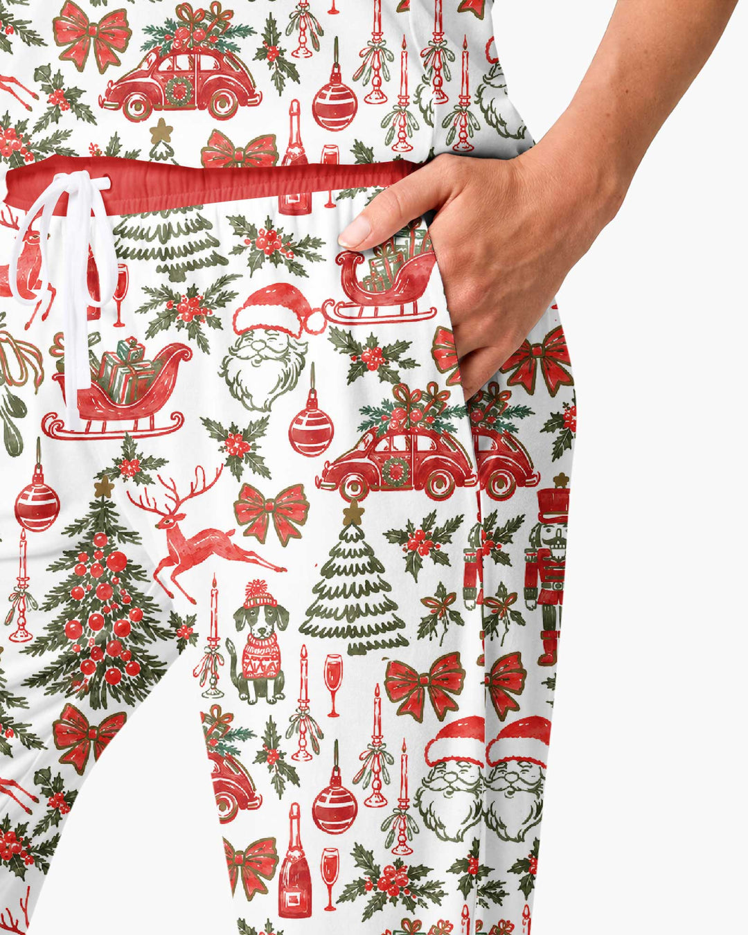 A Very Vintage Christmas Bamboo Women Pajama Set