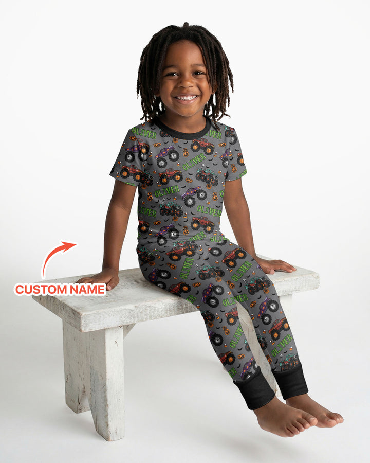 CUSTOM Template Bamboo Two Piece Short Sleeve Pyjamas Set
