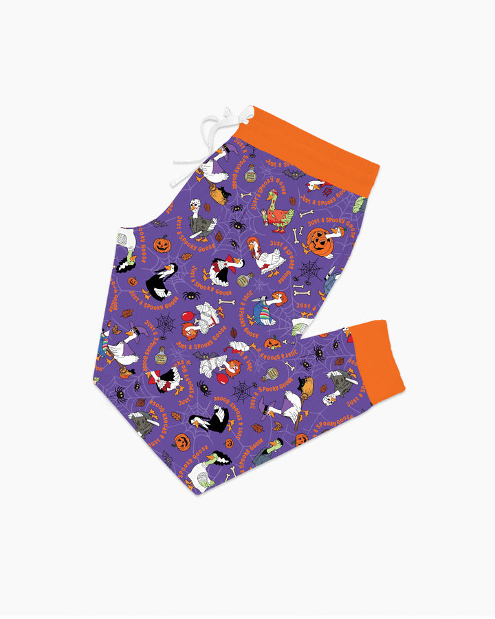 Just A Spooky Goose Family Matching Bamboo Women Pajama Set