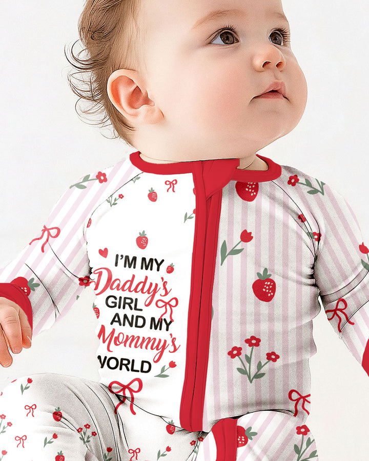 I'm My Daddy's Girl And My Mommy's World Bamboo Convertible Zippy