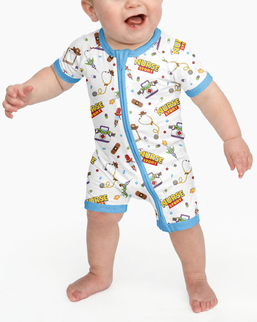 Nurse Story Bamboo Shorty Zippy