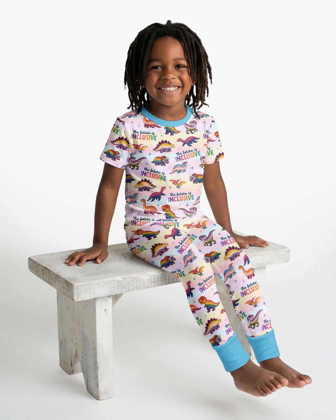 The Future is Inclusive Bamboo Two Piece Short Sleeve Pajama Set