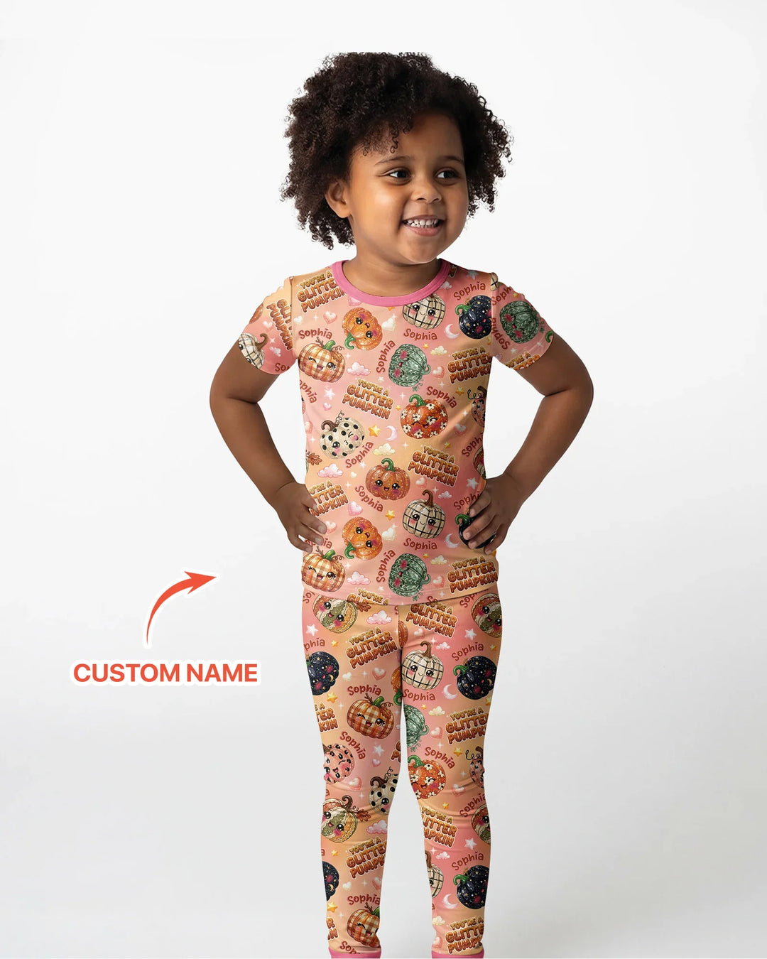 CUSTOM Template Bamboo Two Piece Short Sleeve Pyjamas Set