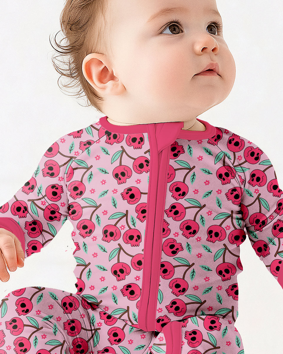 Halloween Cherry Skull Bamboo Convertible Zippy