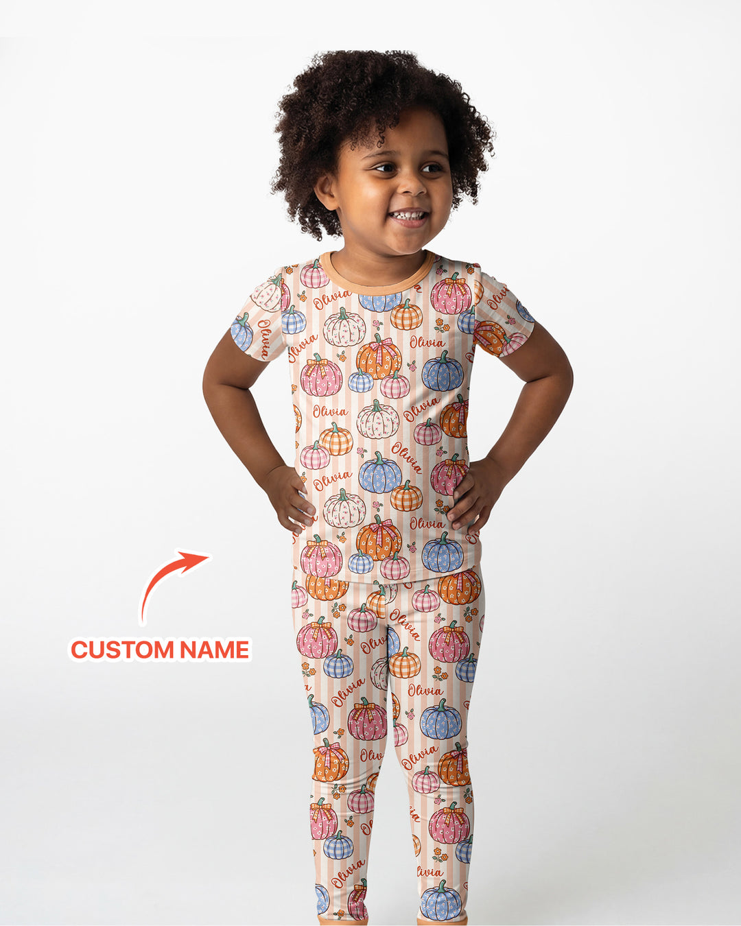 CUSTOM Template Bamboo Two Piece Short Sleeve Pyjamas Set