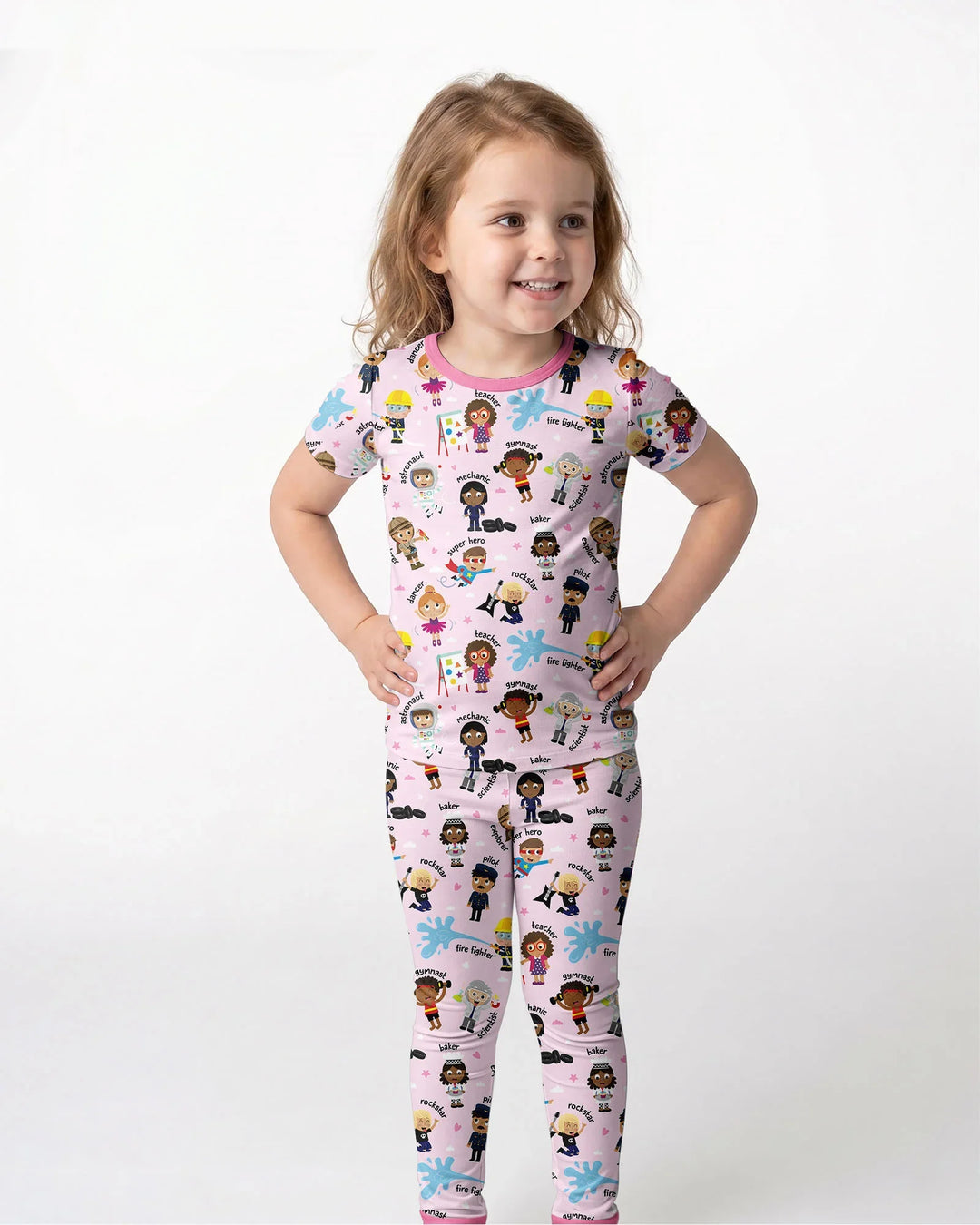 When I Grow Up Bamboo Two Piece Short Sleeve Pajama Set