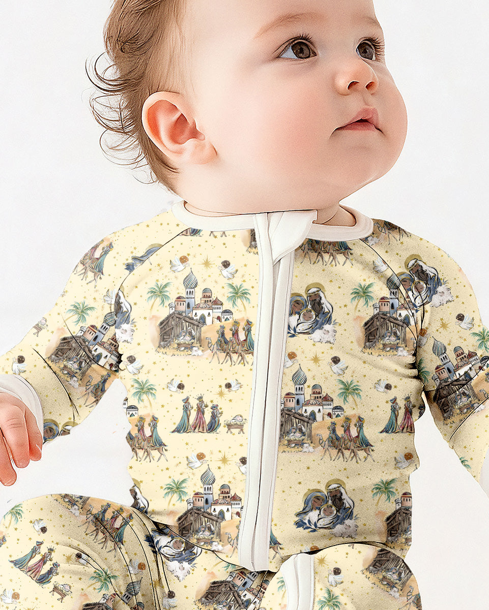 Nativity Christmas Family Matching Family Bamboo Convertible Zippy
