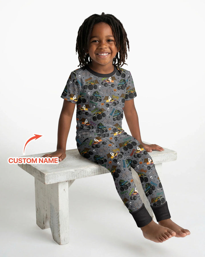 CUSTOM Template Bamboo Two Piece Short Sleeve Pyjamas Set