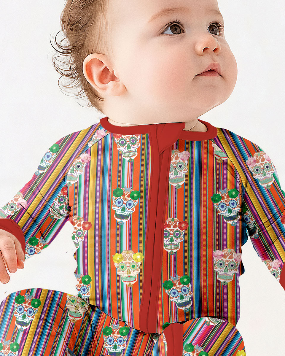 Day of the Dead Vintage Bamboo Convertible Zippy