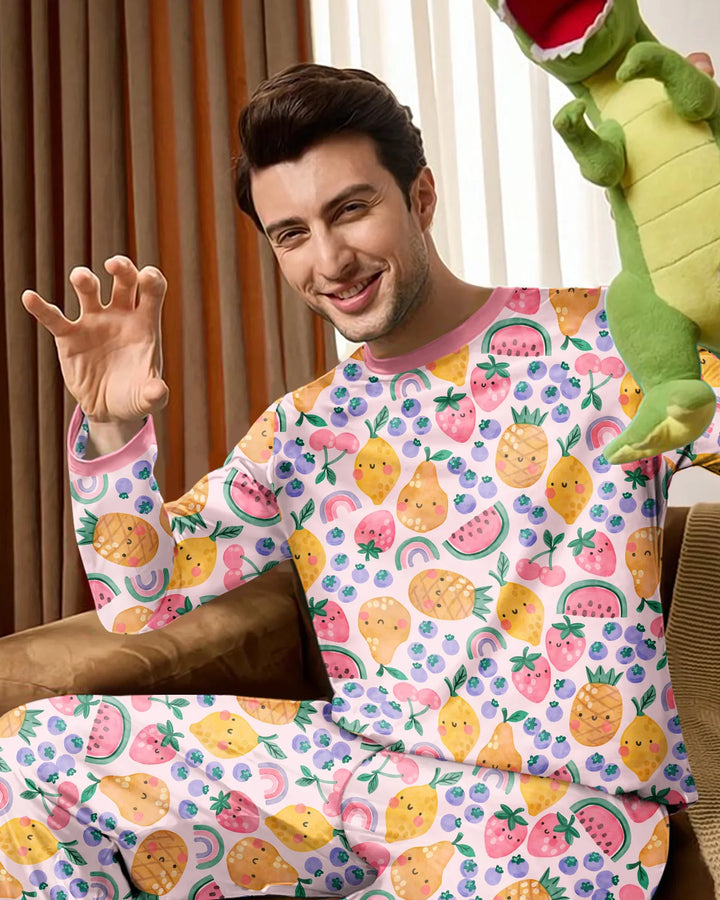 Fruitie Cuties Family Matching Bamboo Men's Pajama Set