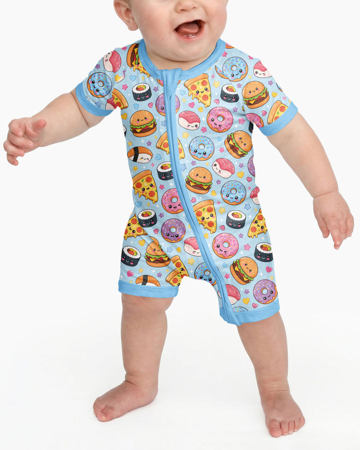 Kawaii Snack Party Bamboo Shorty Zippy
