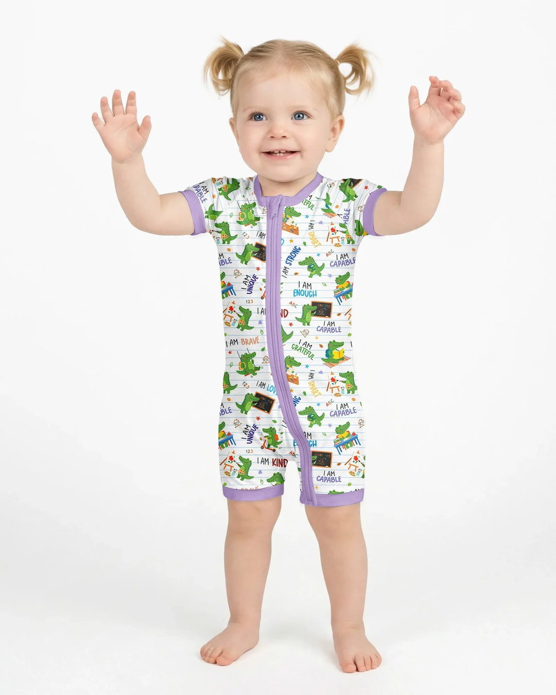 Brave Gator Days Bamboo Shorty Zippy