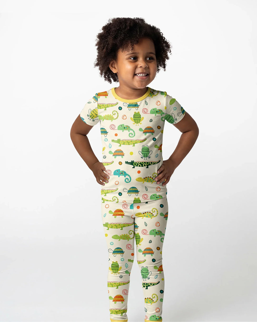Swamp Buddies Bamboo Two Piece Short Sleeve Pajama Set