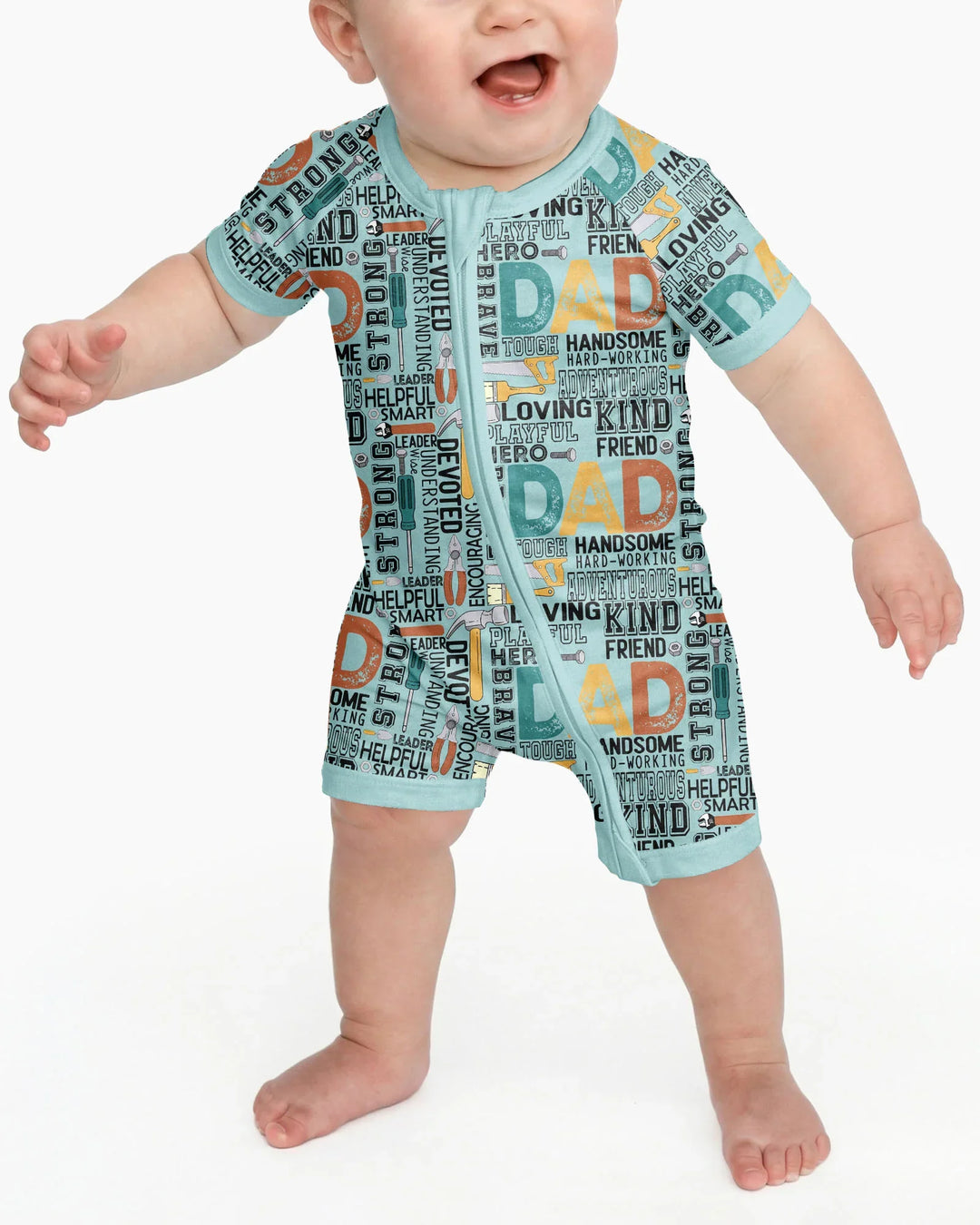 Dad Word Collage Bamboo Convertible Zippy