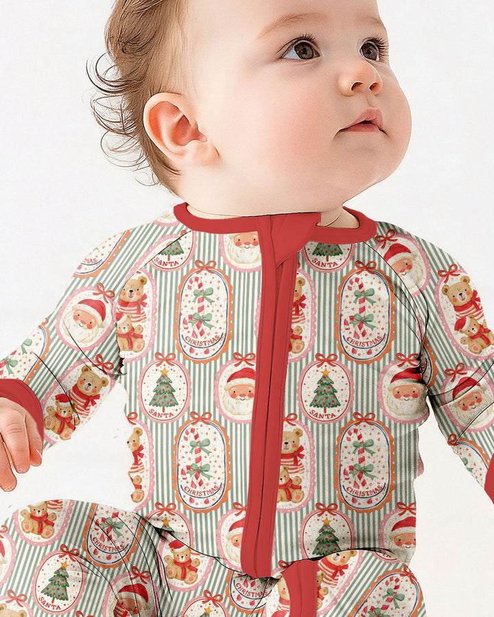 Vintage Christmas Keepsakes Bamboo Convertible Zippy