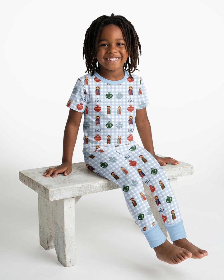 Holy Family Bamboo Two Piece Short Sleeve Pajama Set