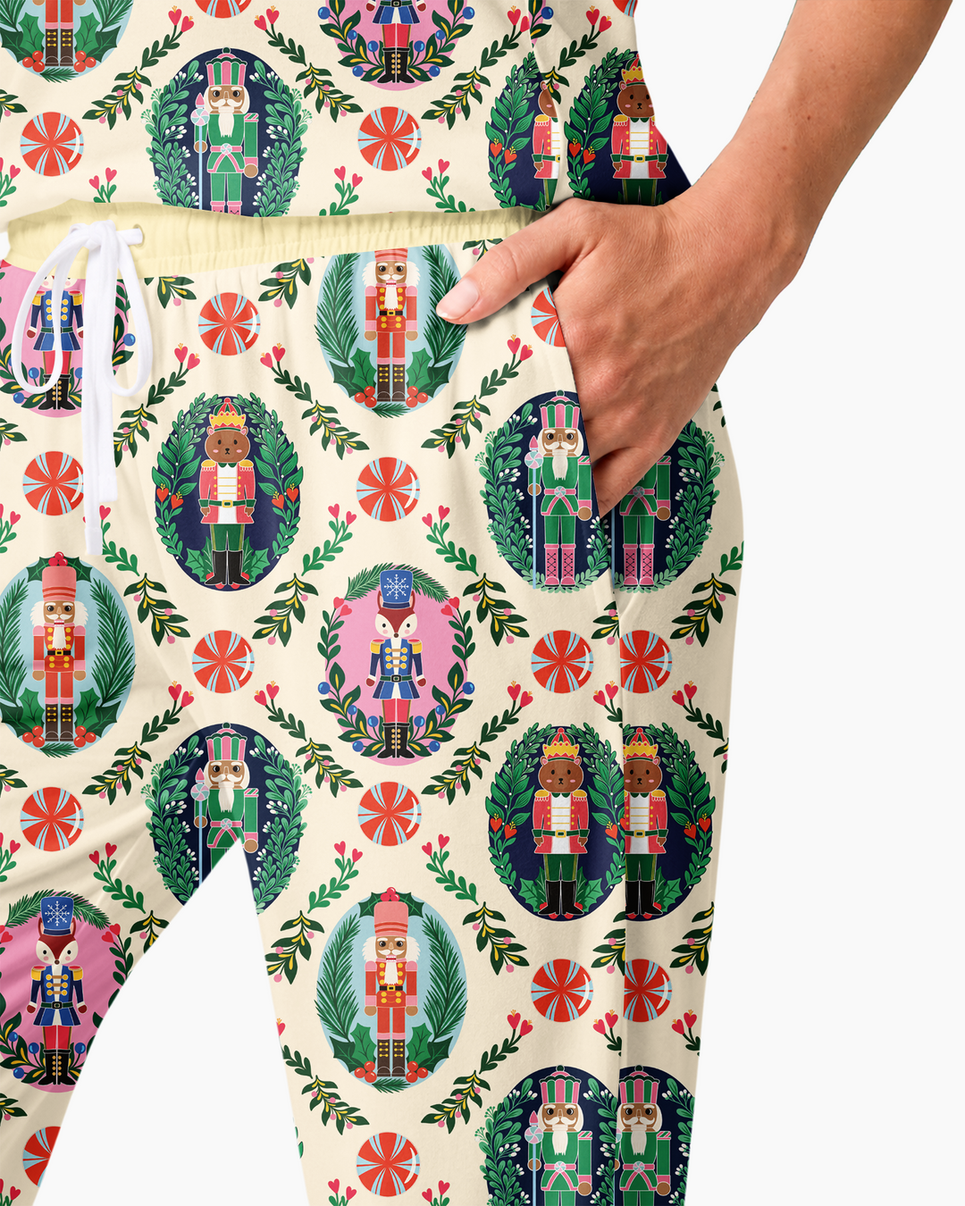 Whimsical Nutcracker Bamboo Women Pajama Set