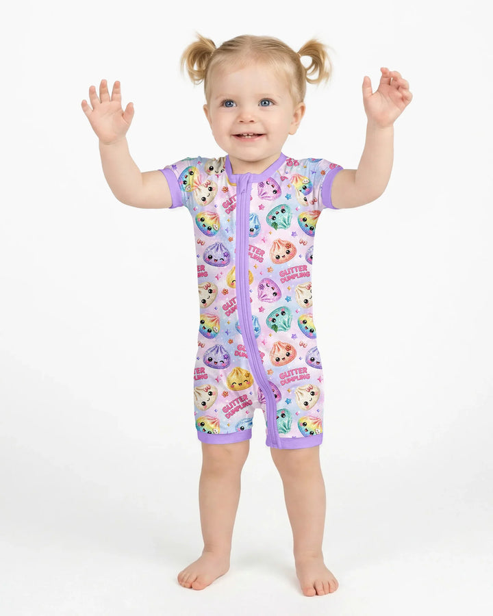 Glitter Dumpling Bamboo Shorty Zippy