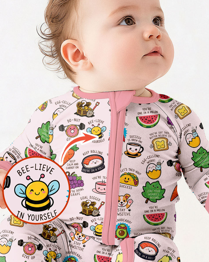 Cute Motivational Puns Bamboo Convertible Zippy